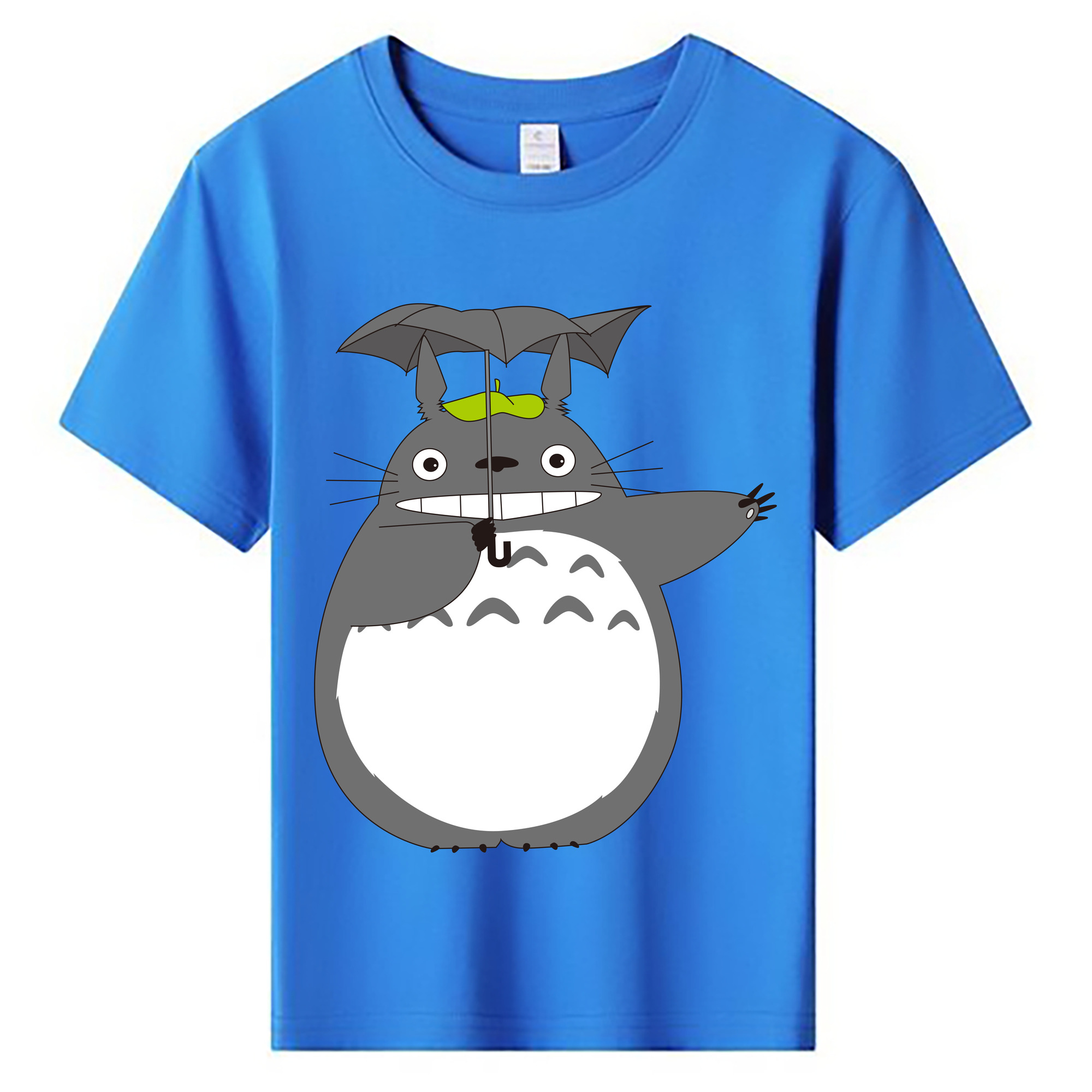 （画像用） となりのトトロ 草壁メイ 草壁サツキ My Neighbor Totoro Satsuki Kusakabe Mei Kusakabe 綿100％キッズTシャツ（フロントプリント）
